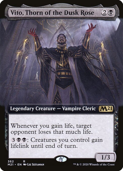 Vito, Thorn of the Dusk Rose 362 Core Set 2021 (M21) [Foil] NM