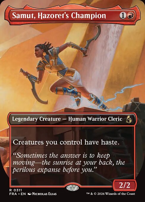 Samut, Hazoret's Champion 311 Reality Fracture (FRA) [Foil] NM