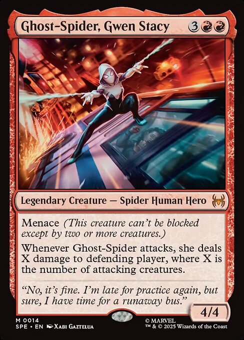 Ghost-Spider, Gwen Stacy 14 Marvel's Spider-Man Eternal (SPE) [Foil] NM