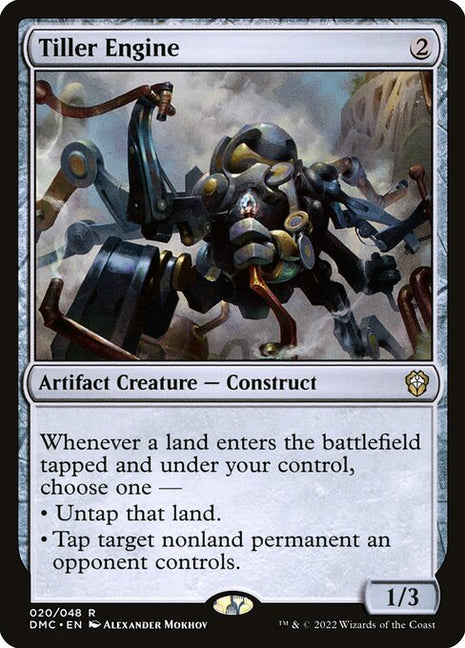 Tiller Engine 20 Dominaria United Commander (DMC) [Nonfoil] NM