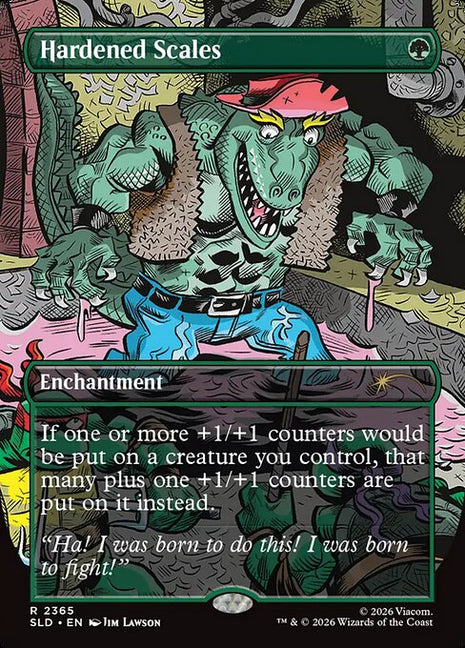 Hardened Scales 2365 Secret Lair Drop (SLD) [Foil] NM