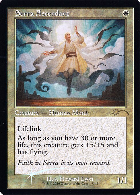 Serra Ascendant 7145 Secret Lair Drop (SLD) [Foil] NM