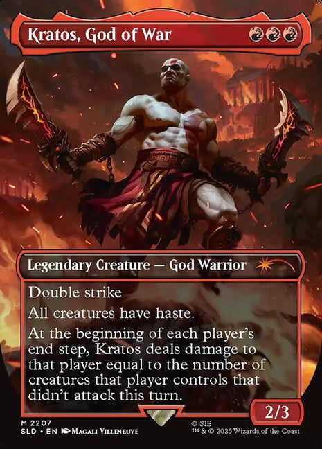 Kratos, God of War 2207 Secret Lair Drop (SLD) [Nonfoil] NM