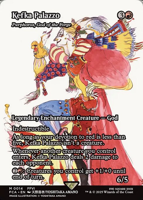 Kefka Palazzo (Purphoros, God of the Forge) 14 Final Fantasy: Through The Ages (FCA) [Nonfoil] NM