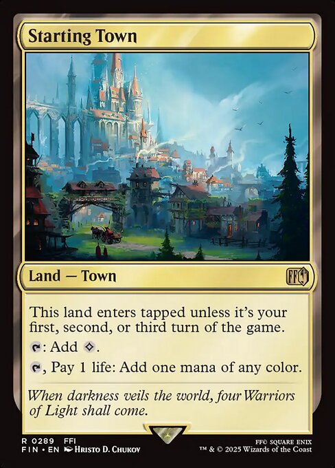 Starting Town 289 Final Fantasy (FIN) [Foil] NM