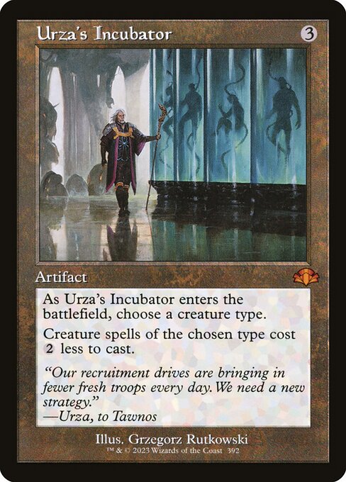 Urza's Incubator 392 Dominaria Remastered (DMR) [Foil] NM