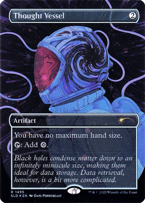 Thought Vessel 1495 Secret Lair Drop (SLD) [Galaxy Foil] NM