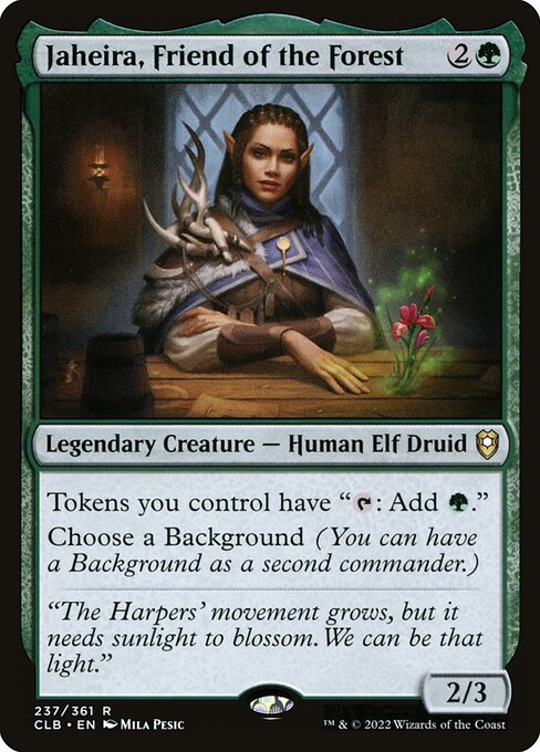 Jaheira, Friend of the Forest 237 Commander Legends: Battle For Baldur's Gate (CLB) [Nonfoil] NM