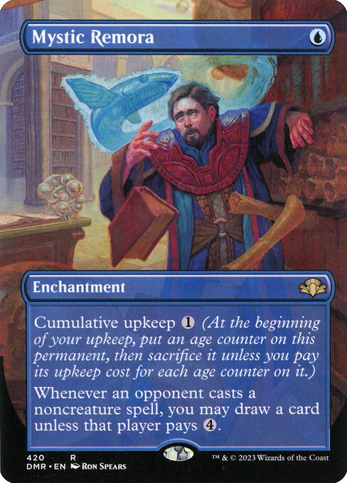 Mystic Remora 420 Dominaria Remastered (DMR) [Foil] NM
