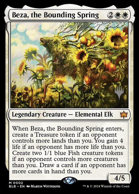 Beza, the Bounding Spring 2 Bloomburrow Promos (PBLB) [Foil] NM