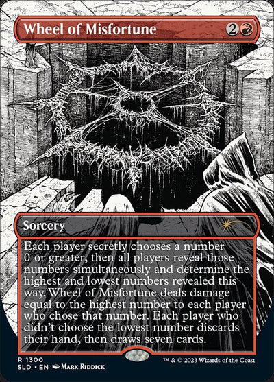 Wheel of Misfortune 1300 Secret Lair Drop (SLD) [Nonfoil] NM