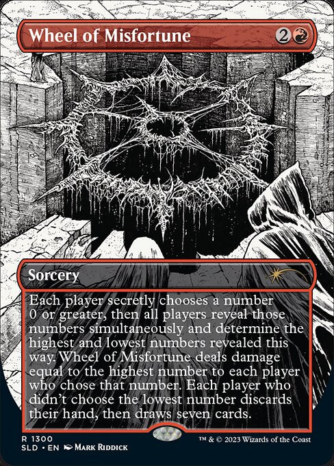 Wheel of Misfortune 1300 Secret Lair Drop (SLD) [Nonfoil] NM