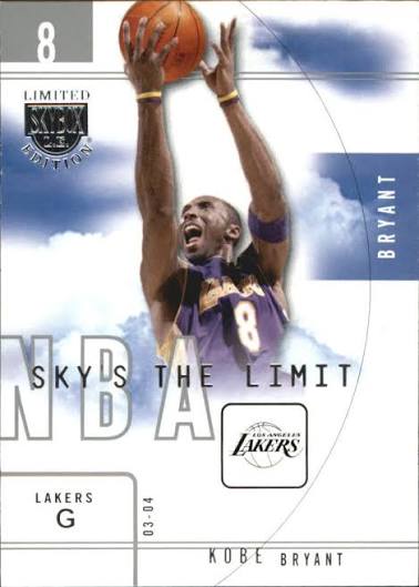 2003-04 SkyBox LE Sky's the Limit #8 Kobe Bryant