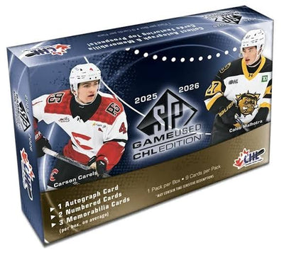 2025-26 SP Game Used CHL Hockey