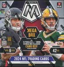 2024 Mosaic Football Hobby Mega Box (Camo Red)
