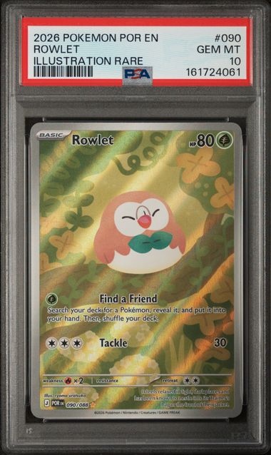 Rowlet 90/88 - Perfect Order (POR) PSA 10
