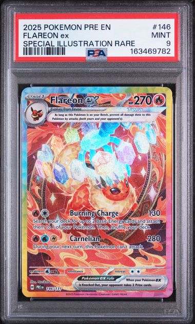 Flareon ex 146/131 - Prismatic Evolutions (PRE) PSA 9