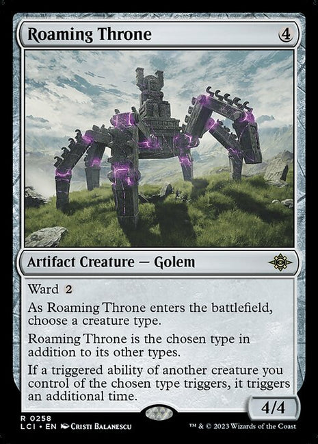 Roaming Throne 258 The Lost Caverns Of Ixalan (LCI) [Foil] NM
