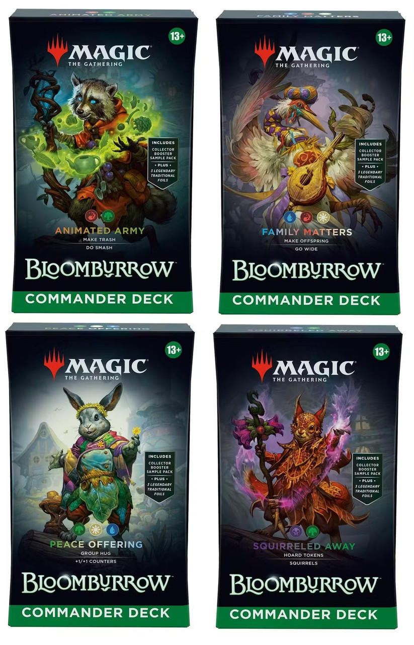 Bloomburrow Commander Decks [4 Options]