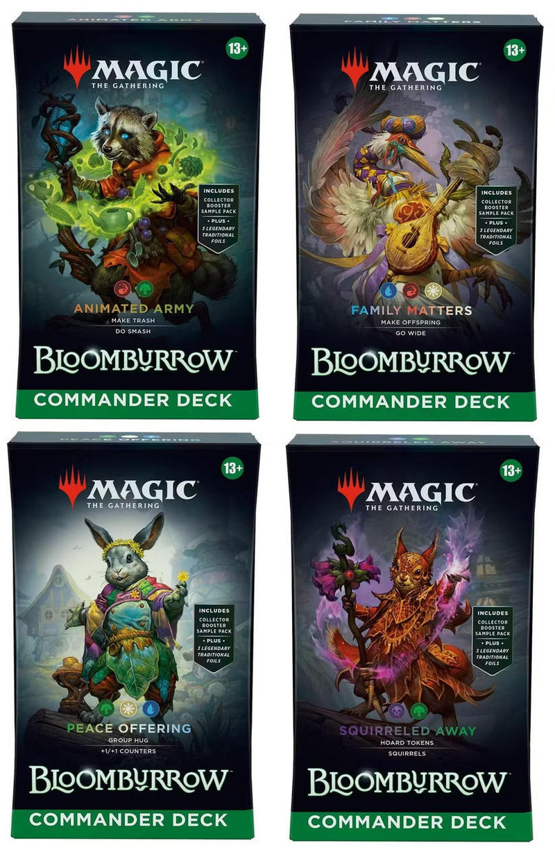 Bloomburrow Commander Decks [4 Options]