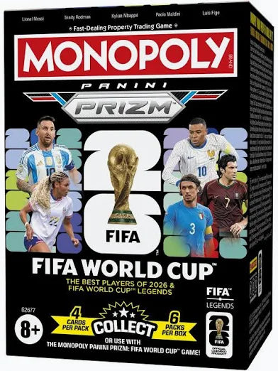 2025 Panini Prizm Monopoly: FIFA Legends Blaster Box