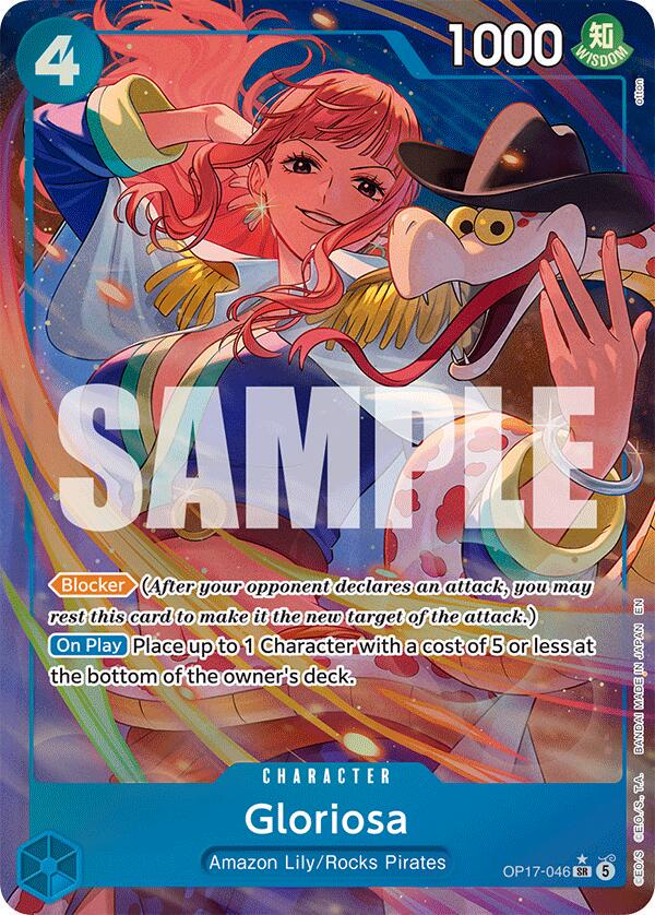 Gloriosa #op17-046 [Alternate Art] - One Piece World's Strongest Warriors NM