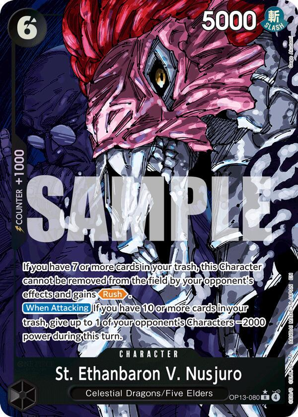 St. Ethanbaron V. Nusjuro #op13-080 [Alternate Art] - One Piece Carrying on His Will NM