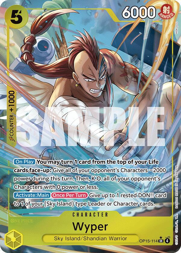 Wyper #op15-114 [Alternate Art] - One Piece Adventure on Kami's Island NM