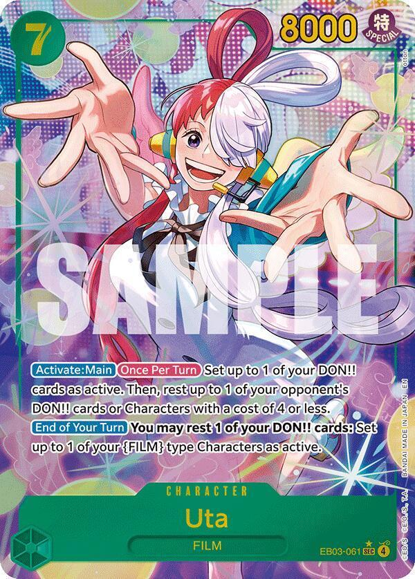 Uta #eb03-061 [Alternate Art] - One Piece Extra Booster Heroines Edition NM