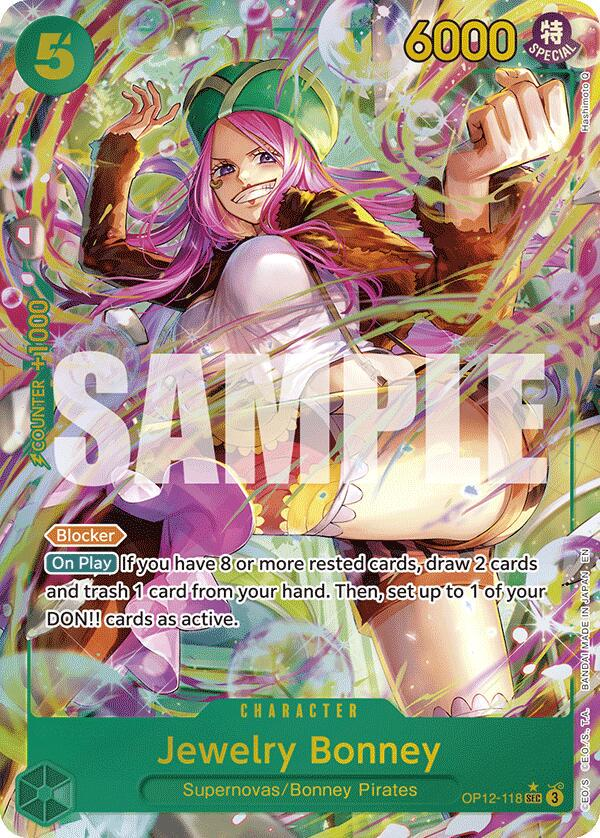 Jewelry Bonney #op12-118 [Alternate Art] - One Piece Legacy of the Master NM