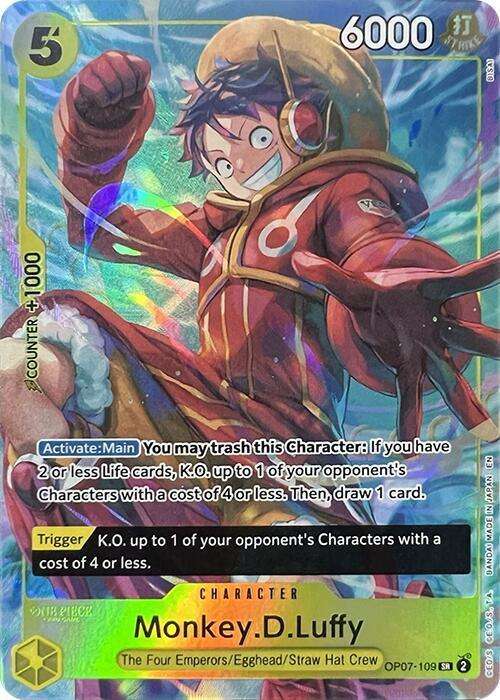 Monkey.D.Luffy #op07-109 [Illustration Box Vol.3] - One Piece Promo NM