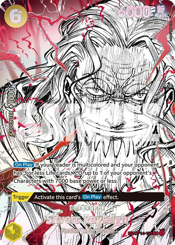 Silvers Rayleigh #op14-108 [SP] - One Piece World's Strongest Warriors NM