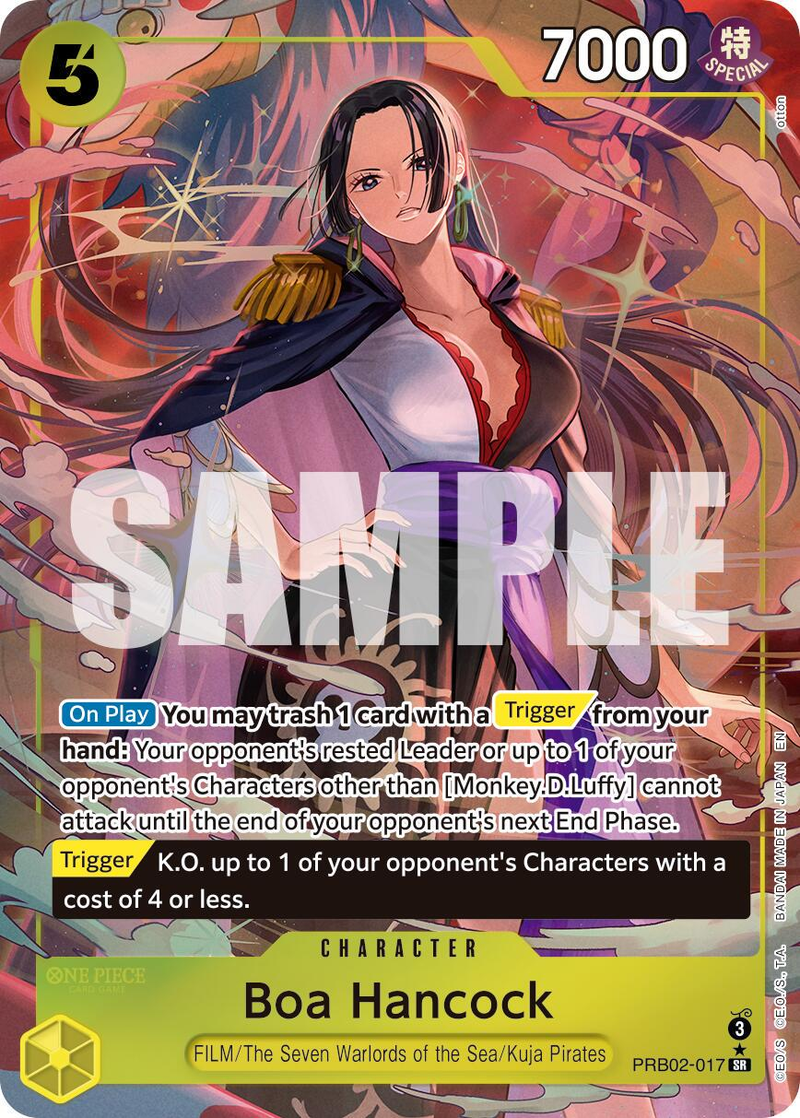 Boa Hancock #prb02-017 [Alternate Art] - One Piece Premium Booster 2 NM