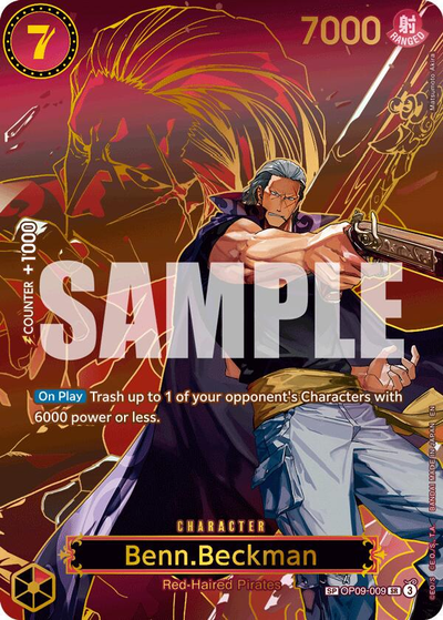 Benn.Beckman #op09-009 [SP] - One Piece Carrying on His Will NM