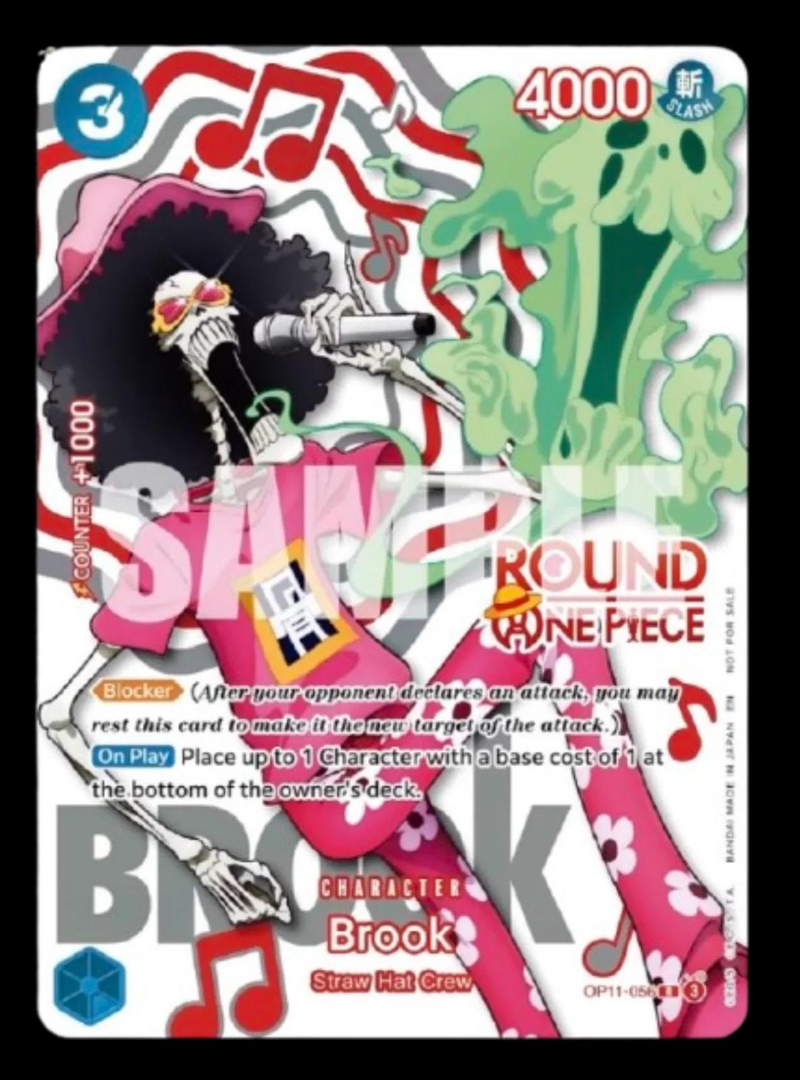 Brook #op11-056 [Round 1] - One Piece Promo NM
