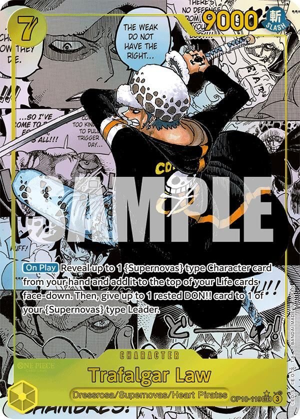 Trafalgar Law #op10-119 [Manga] - One Piece Royal Blood NM