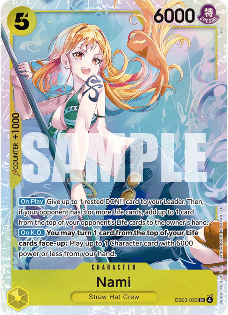 Nami #eb03-053 - One Piece Extra Booster Heroines Edition NM