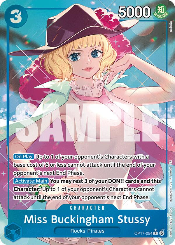 Miss Buckingham Stussy #op17-054 [Alternate Art] - One Piece World's Strongest Warriors NM