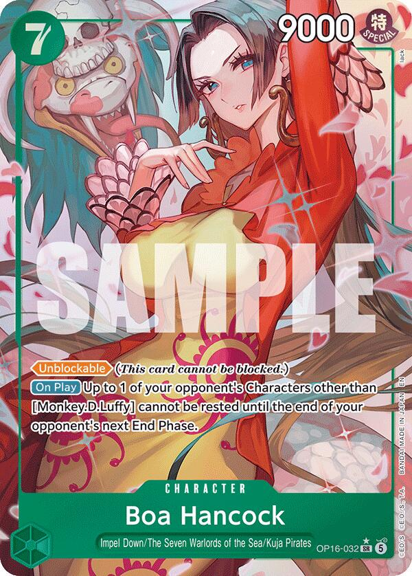 Boa Hancock #op16-032 [Alternate Art] - One Piece The Time of Battle NM