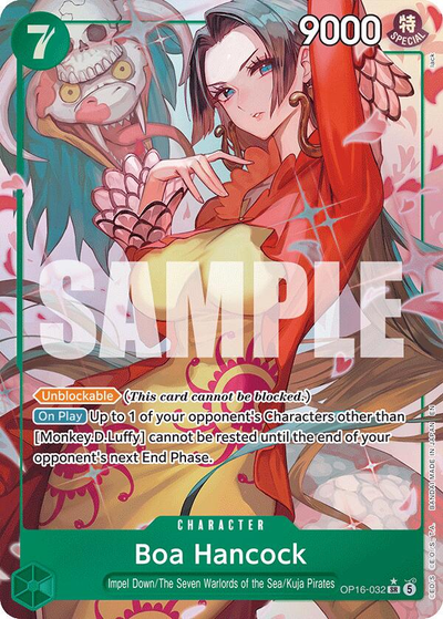 Boa Hancock #op16-032 [Alternate Art] - One Piece The Time of Battle NM
