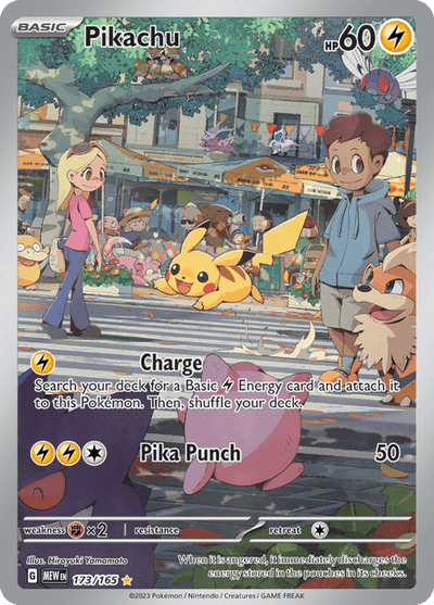 Pikachu 173/165 - Scarlet & Violet 151 (MEW) NM