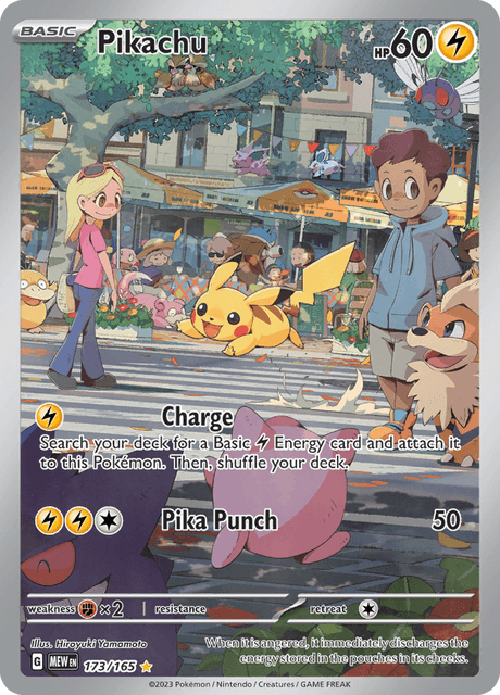 Pikachu 173/165 - Scarlet & Violet 151 (MEW) DMG
