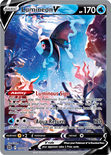 Lumineon V 156/172 - Brilliant Stars (BRS) NM