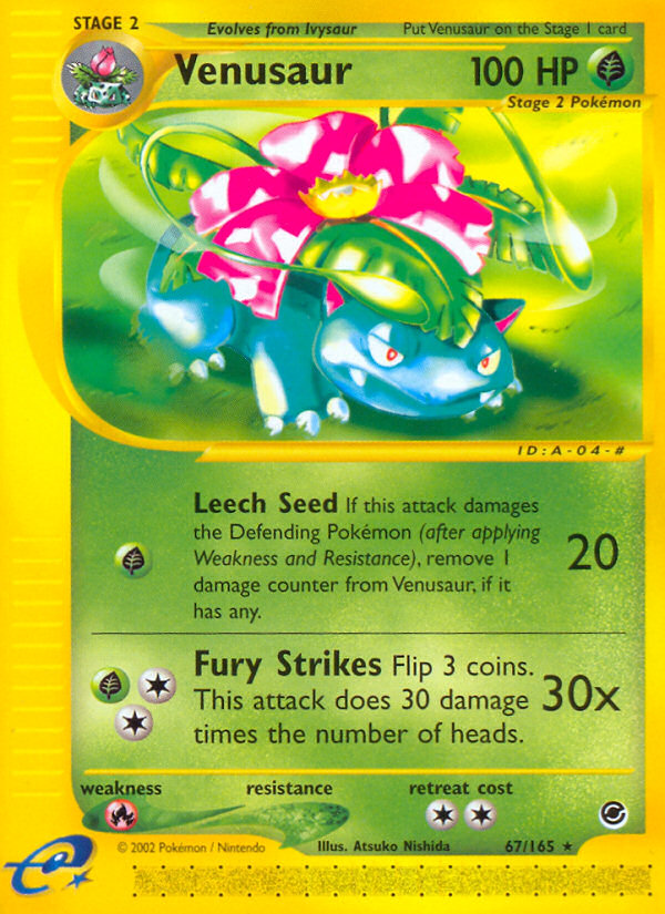 Venusaur 67/165 - Expedition (EX) LP