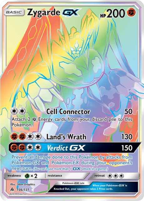 Zygarde-GX 136/131 - Forbidden Light (FLI) NM