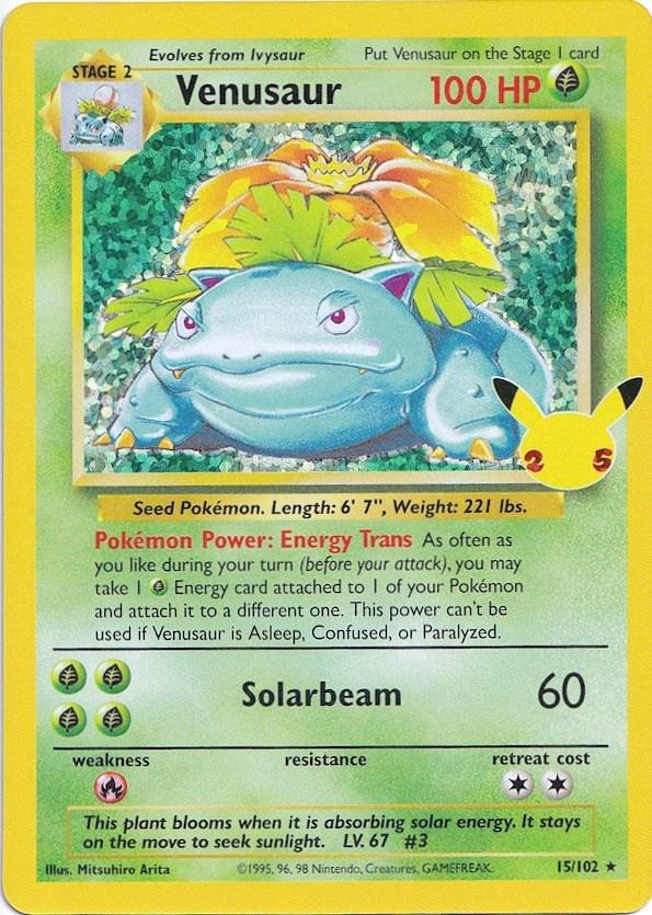 Venusaur 15/25 - Celebrations (CEL) NM