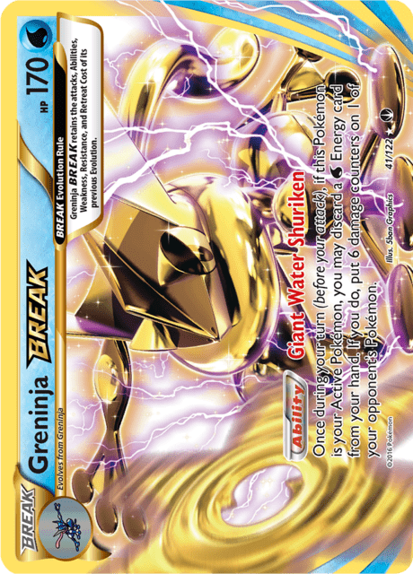 Greninja BREAK 41/122 - BREAKpoint (BKP) LP