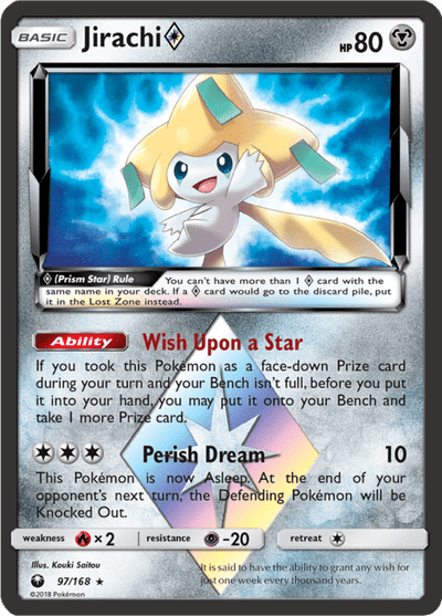 Jirachi Prism Star 97/168 - Celestial Storm (CES) NM
