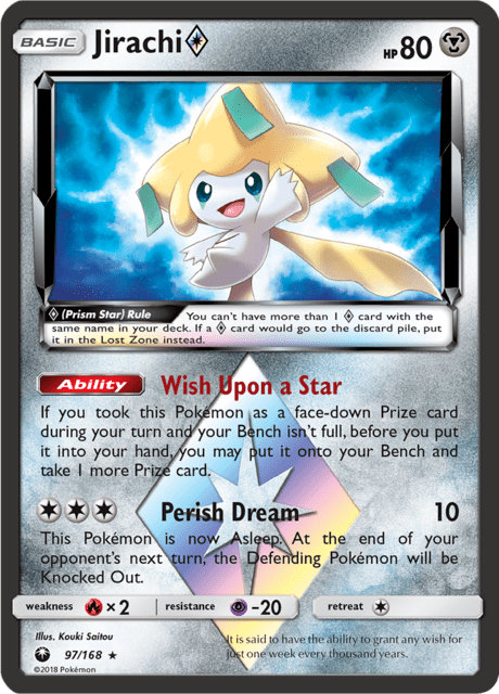 Jirachi Prism Star 97/168 - Celestial Storm (CES) NM
