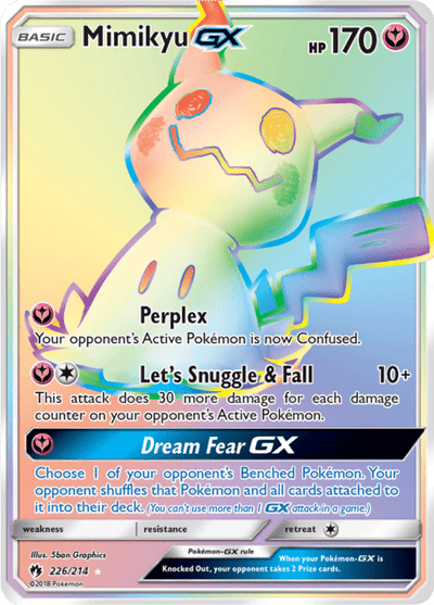 Mimikyu GX 226/214 - Lost Thunder (LOT) NM